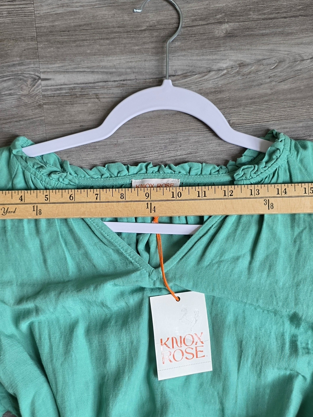Knox Rose Mint Green Balloon Sleeve Dress - Picture 7 of 9